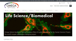 Desktop Screenshot of omegafilters.com